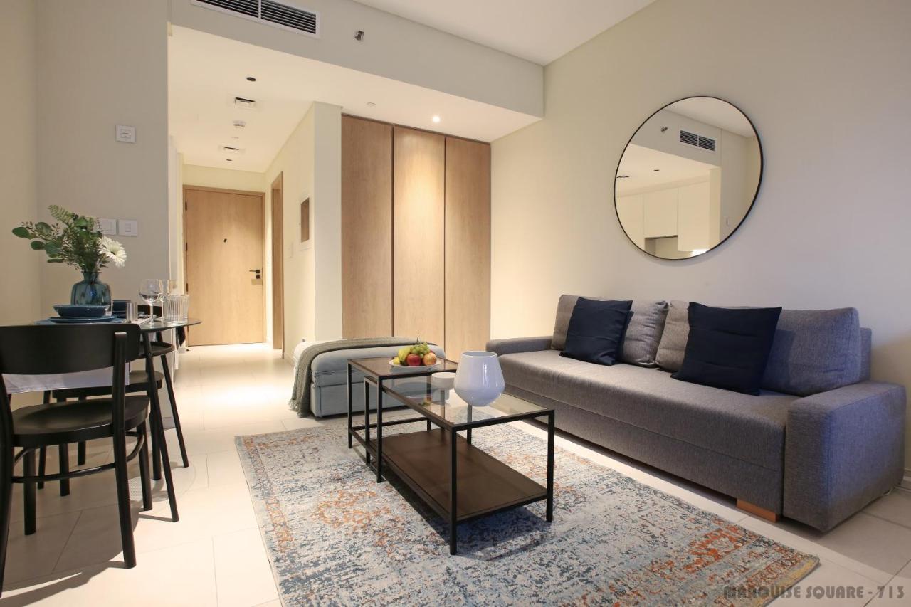 Luxury Studios With Burj Khalifa Or Canal View In Downtown - Marquise Square Tower دبي المظهر الخارجي الصورة
