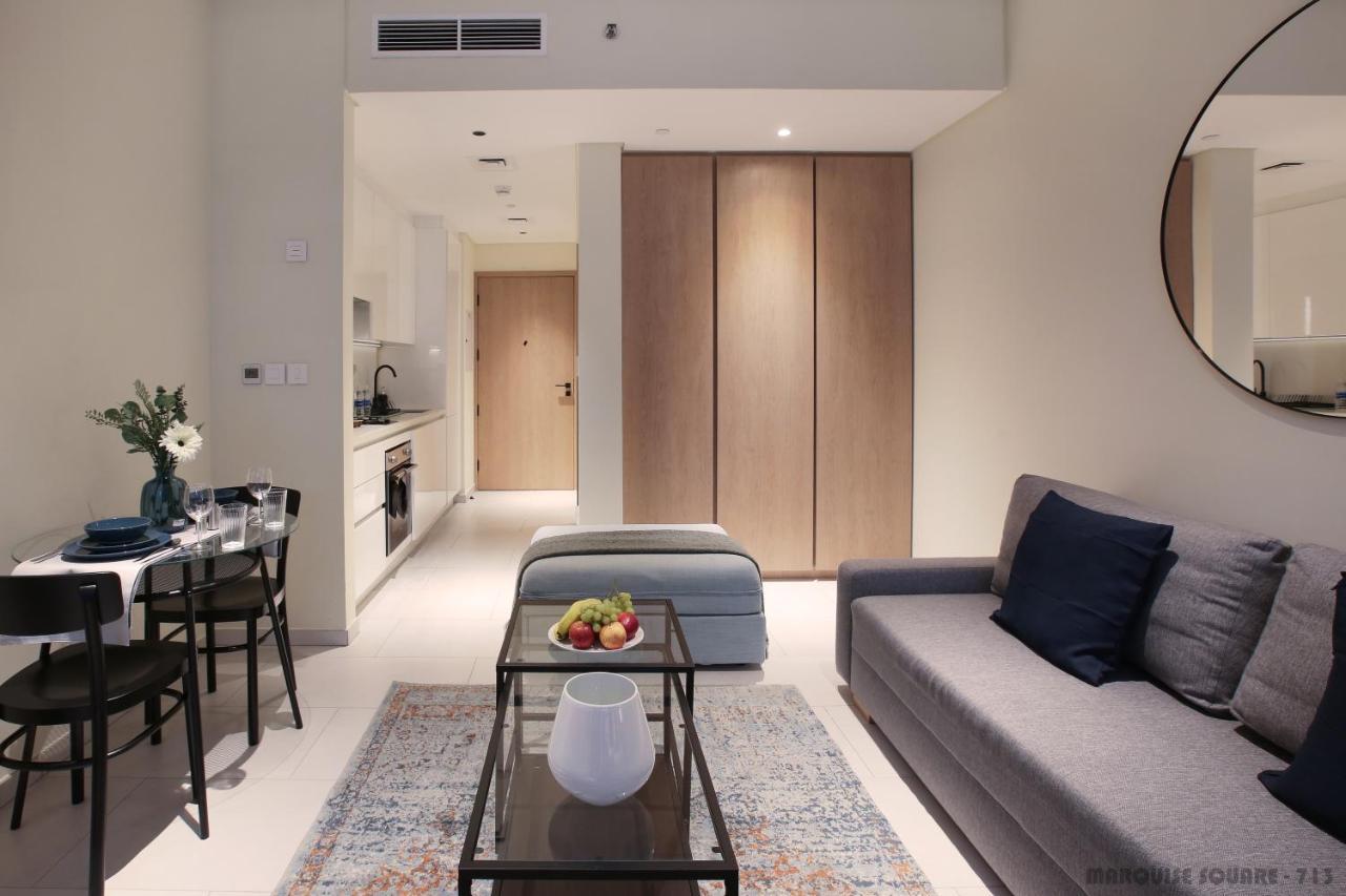 Luxury Studios With Burj Khalifa Or Canal View In Downtown - Marquise Square Tower دبي المظهر الخارجي الصورة