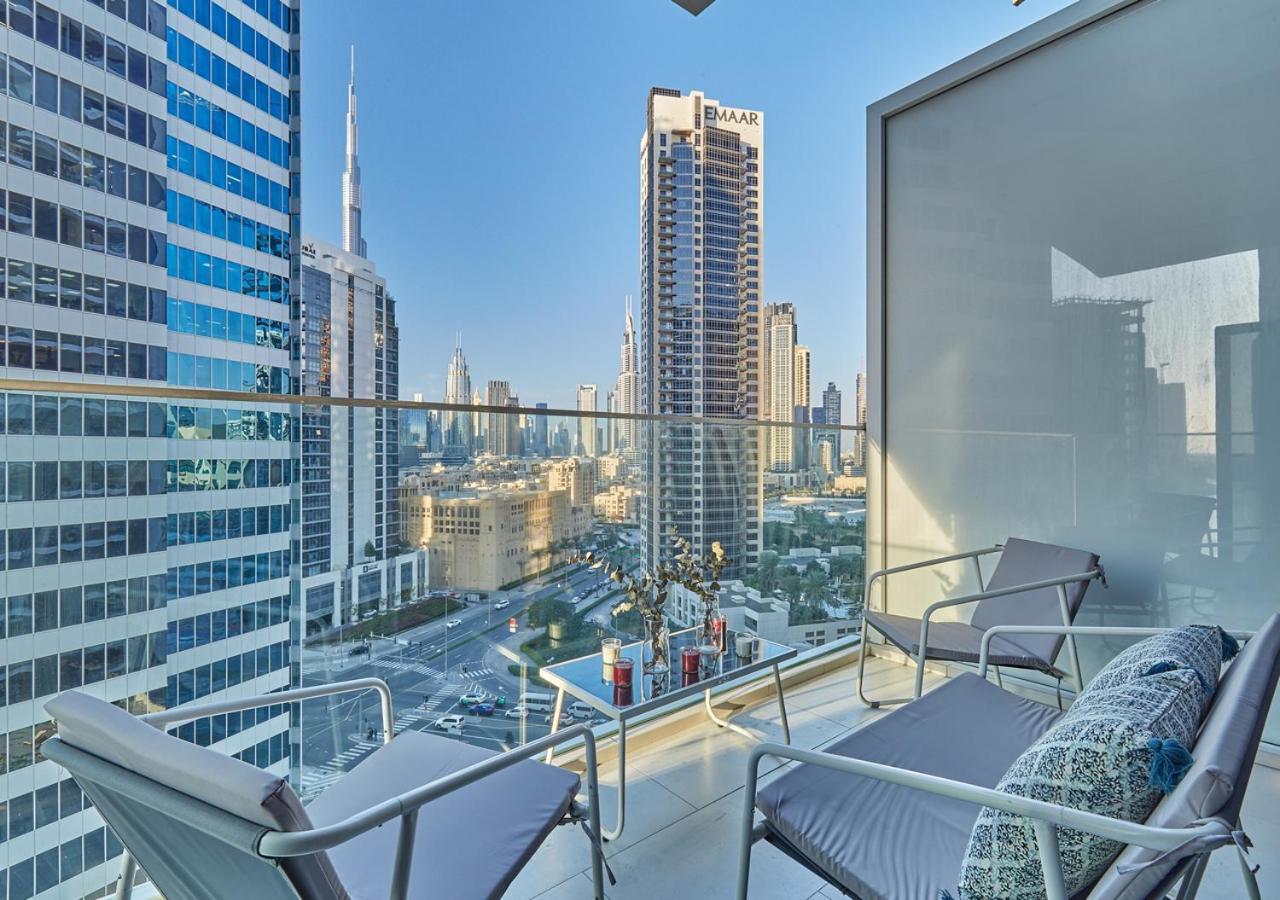 Luxury Studios With Burj Khalifa Or Canal View In Downtown - Marquise Square Tower دبي المظهر الخارجي الصورة