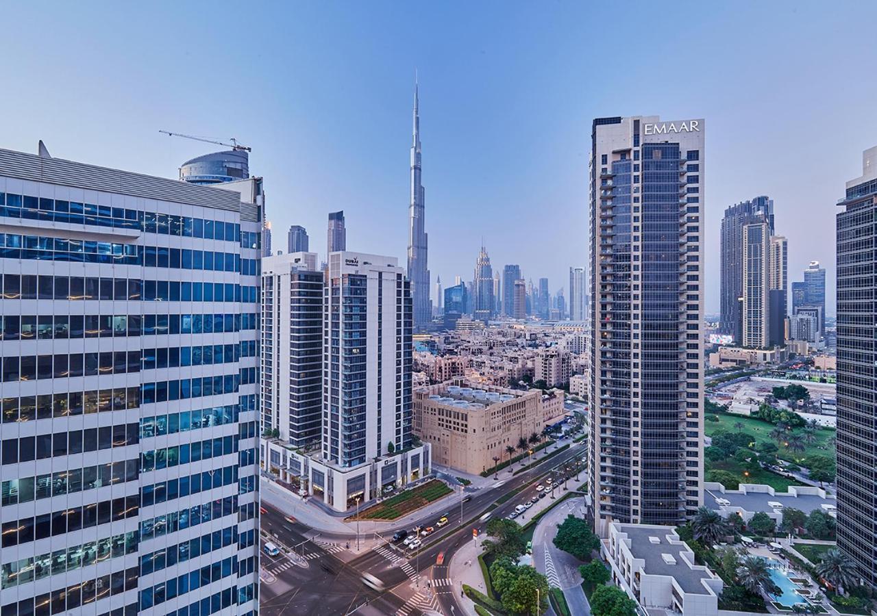 Luxury Studios With Burj Khalifa Or Canal View In Downtown - Marquise Square Tower دبي المظهر الخارجي الصورة
